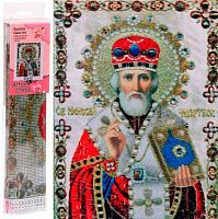 Мозаика алмазная DIAMOND "Николай Чудотворец" 30*40см,полн.выкл.,в рулоне 684-1012