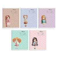 Тетрадь 18л. (клетка) ФЕНИКС "Маленькие модницы" 70906 выб.уф-лак,мел.карт.,асс.