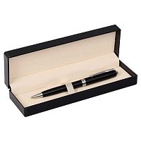 Ручка подар. шар. Fiorenzo 232051 синяя,0,7мм,чёрн.металл.корп.,поворот.мех.,подар./к