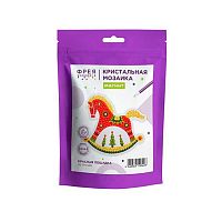 Мозаика кристальная ФРЕЯ "Символ года 2026.Красная лошадка" ALVM-120 9,5*8,5см магнит