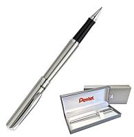 Ручка-роллер подар. Pentel K600-LR7CEBSET синяя,0,7мм,подар.футляр