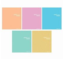 Тетрадь 48л. (клетка) ПЗБФ Премиум "СофтКолорТач-Микс" 028213 лам.софт-тач,брайль,асс.