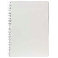 Тетрадь 96л. (клетка) А4 ХАТ спираль "SoloMatte-Арктический белый" лам. софт-тач