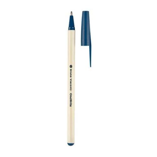 Ручка шар. BV OneWrite "Cream" 20-0325/06 синяя,1,0мм
