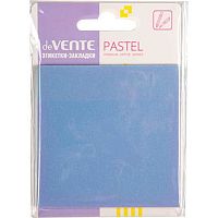 Самоклеящиеся этикетки-закладки deVENTE 76*76мм,50л. "Pastel" 2011451 сиреневые,пластик.,прозр.