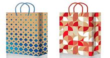 Пакет подар. ТК ММ 32,4*44,5*10,2см XL KRAFT25-001/002 крафт,асс.