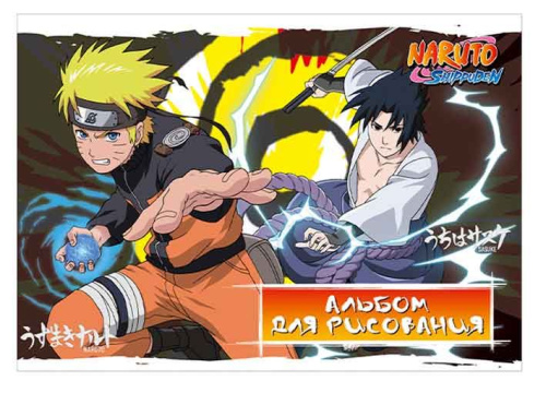 Альбом для рис.40л. КанцБиз склейка "Naruto" ЕАС-NT2 выб.уф-лак двойной
