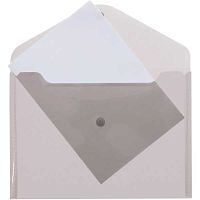 Папка-конверт на кнопке А4 ATTOMEX 3071820 прозрачная 120мкм
