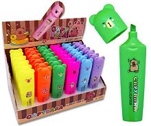 Маркер текст. INTELLIGENT "Неон" DN-285 скош.,1-5мм,асс.