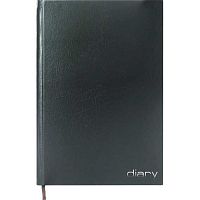 Ежедневник н/д А6 136л. ATTOMEX тв.обл. б/в 2035855 чёрный,тисн.фольгой