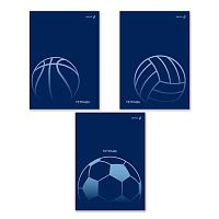 Тетрадь 48л. (клетка) А4 SVETOCH "Большой мяч" Т153 (01757) выб.лак