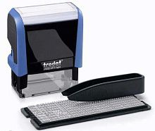 Штамп самонаб. Trodat 4911(43199) 3стр. синий