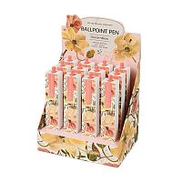 Ручка авт. шар. BV DreamBox "Flora. Цветочная страсть" 20-0445/02 синяя,0,5мм,подар.пенал