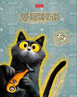 Дневник 1-11кл. ХАТ тв.обл. "Пушистый философ" 35767 мат.лам.,выб.уф-лак