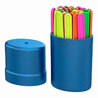 Счётные палочки EK "Ice Metallic" 61451 (50шт) синие,в тубусе