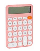 Калькулятор наст. 12разр. DELI EM124PINK (1801400) розовый,150*100мм