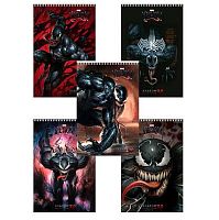 Альбом для рис.30л. ХАТ спираль "Venom-Человек-паук (Marvel)" перфор.на отрыв,5в.