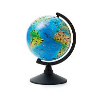 Глобус d=210 ГЛОБЕН Зоогеографический детский К012100204