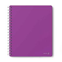 Тетрадь 96л. (клетка) SVETOCH пластик.обл. спираль "Пурпурная" ТЕТ96-001 (01931) тисн.фольг.