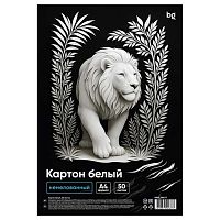 Картон белый А4 50л. BG 06677 в пакете