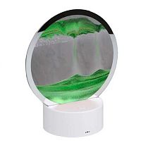 Светильник Старт Sands RGB зелёный песок,16*20см,,microUSB в компл.,стат.свечение