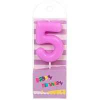 Свеча-цифра д/торта "5" Праздник 448-432