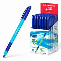 Ручка масл. шар. EK U-109 Stick&Grip Neon 47612 синяя,1,0мм,резин.грип, технол.ультраскольж.