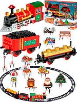Игровой набор Миленд Железная дорога "Праздничный день" НУ-8036 пластик,d-90см