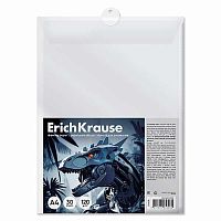 Бумага для рисования А4 50л. EK "Техно Дино" 65606 120г/м2 в пластик.папке