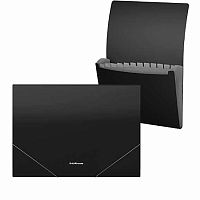 Папка-картотека 13отд. А4 EK "Matt Classic" 50416 чёрная,600мкм