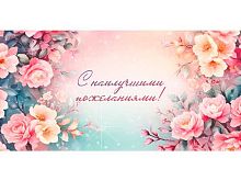 Конверт д/денег Миленд Optima "С наилучшими пожеланиями" (цветочная гармония) 1-04-0621 уф-лак