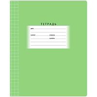 Тетрадь 12л. (клетка) BG "Школьная зелёная" 54498