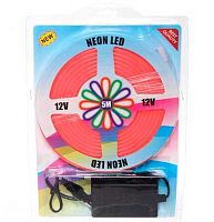 Гирлянда д/дома Лента светодиод. Neon 5м*10мм,600л.,LED,1реж.,розовый 725-906