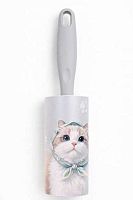 Ролик д/чистки одежды АЛЕФ "Пушистый кот в шарфе" 161-022-04 10см*60л