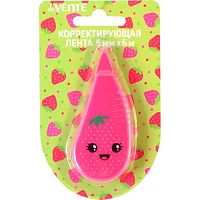 Коррект. лента deVENTE 5мм* 6м "Strawberry" 4062318 розов.непрозр.корп.,фронтал.аппл.,блистер