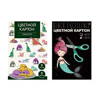 Картон цв. А4  8л. 8цв. АЛЬТ 82696 в папке,асс.