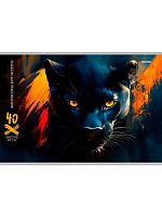 Альбом для рис.40л. Проф-Пресс "Хищное животное" 40-7783 обл.карт.,бл.-офс.,на скобе,асс.