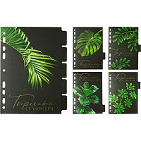 Разделитель листов картон. А5 deVENTE "Tropicana" 3051414 лам. мел. с рис. (5шт.)