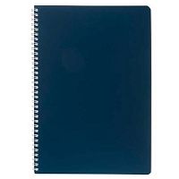 Тетрадь 96л. (клетка) А4 ХАТ спираль "SoloMatte-Сапфир" лам.софт-тач