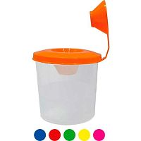 Стакан-непроливайка deVENTE 8070514 ассорти,с пробкой,закреплённой к крышке