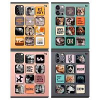 Тетрадь 48л. (клетка) BG "Стикеры" 08522 выб.лак,конгрев,асс.