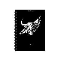 Тетрадь 80л. (клетка) А4 EK пластик.обл. спираль "Go Аhead. Black and White" 54122