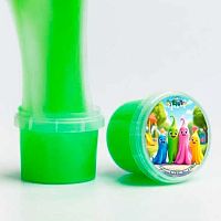 Лизун Слайм "Стекло" Party Slime Неон зелёный  90гр. 00-00001264