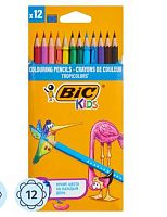 Карандаши пластик. 12цв. BIC "Кидс Тропиколор" 83256611 к/к