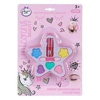 Косметика д/девочек МИЛАЯ ЛЕДИ 70577G4-UNI-ML тени д/век,помада д/губ,аппликатор  