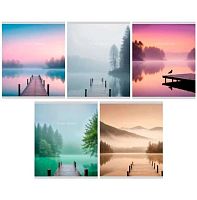 Тетрадь 48л. (клетка) ЭКСМО "Созерцание" ТК489641 мел.карт.,глянц.лам.