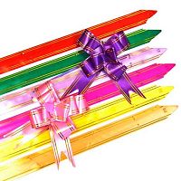 Бант-бабочка 3см Фуксия золотая канва Р0939-44 Кб156-2