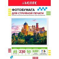 Фотобумага deVENTE А5 230г/м2 глянцевая односторонняя  50л. (2042411)