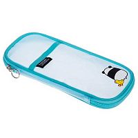 Пенал-косметичка ХАТ 200*100*20 "Панда энерджи-blue" NPc_07001 сетка,на молн.,с карм.