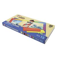 Пластилин 15цв.,300гр. ЛУЧ "Школа творчества" 29С 1764-08